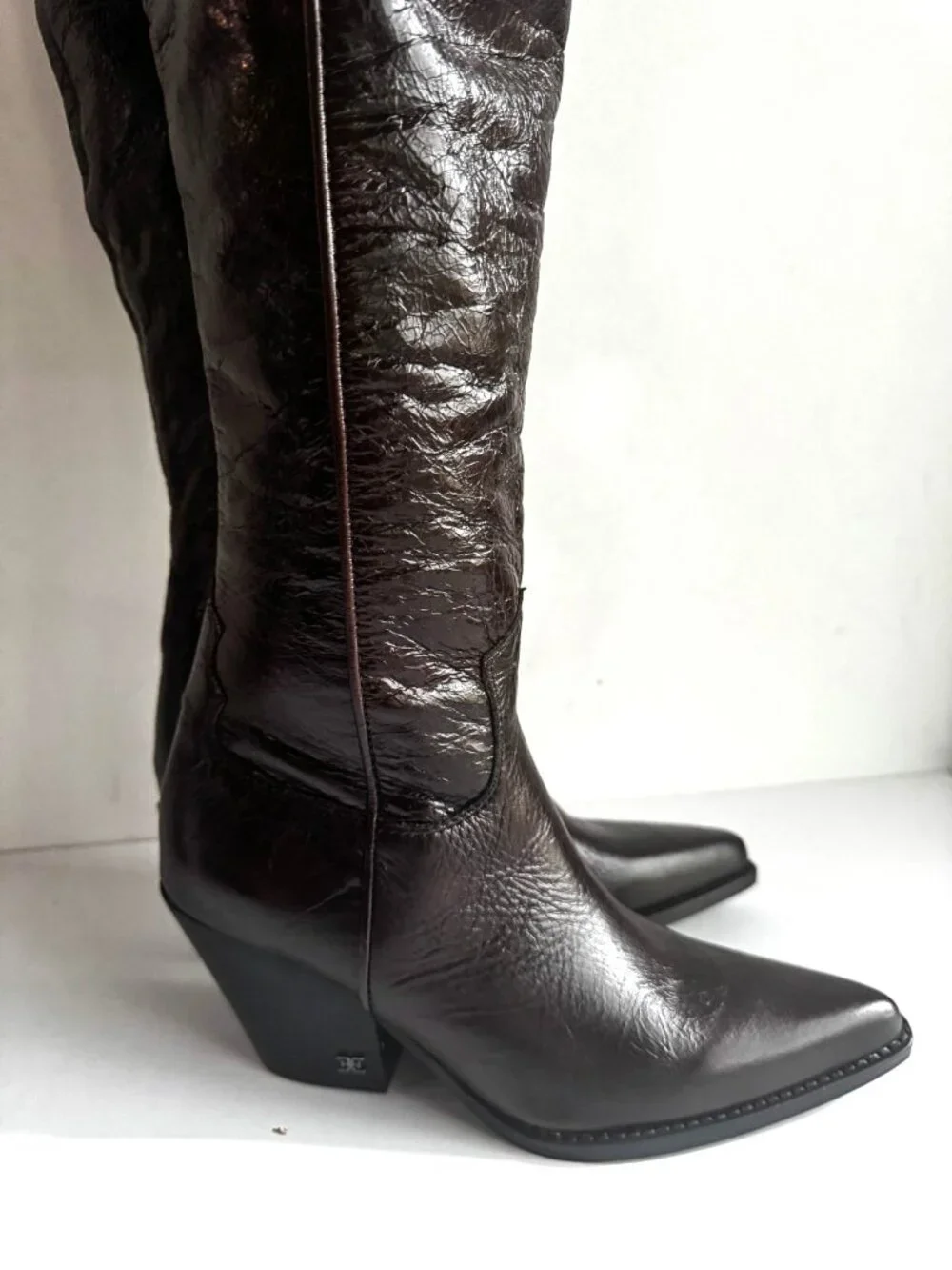 Anthropologie Sam Edelman Julee Boots Over the knee aArk Chocolate Brown 8